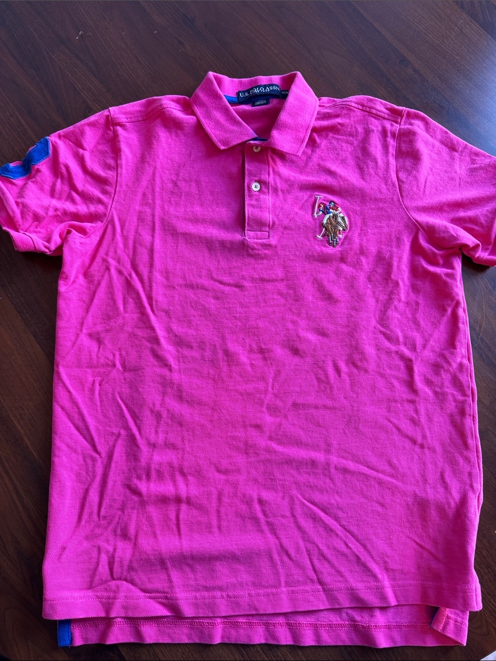 U.S. Polo Assn. Hot Pink Short Sleeve Polo medium men